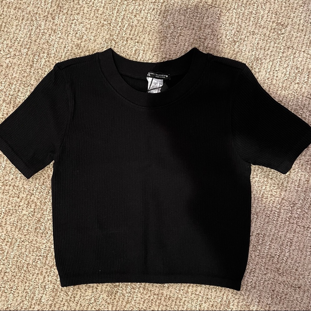 Ribbed crop top by Zara